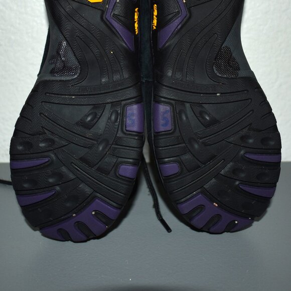Women's Dansko Paisley Waterproof Outdoor Sneakers 37 Black/Purple Vibram Sole - Picture 7 of 13